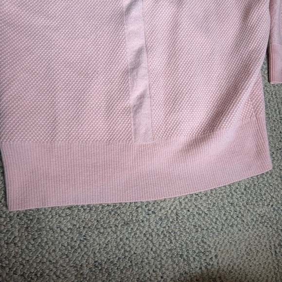 Pendleton Wool Light Pink Waffleknit Cardigan Large Clueless Preppy Balletcore - Picture 10 of 11